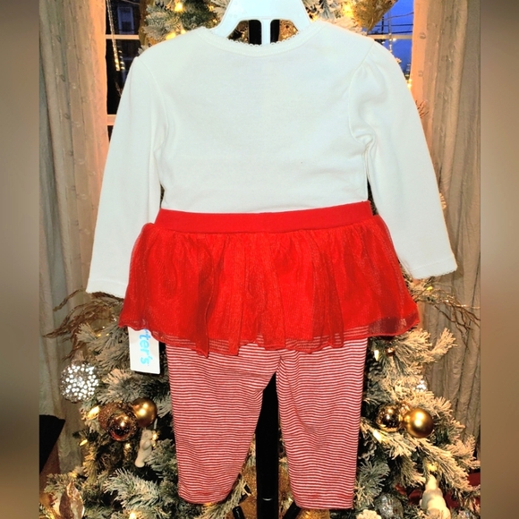 Carter's - Baby 2-Piece Christmas Bodysuit & Tutu Pant Set - Picture 3 of 3